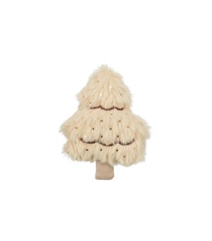 🎄🎁 TRIXIE Xmas Choinka Beżowa pluszowa dla kota 9,5cm