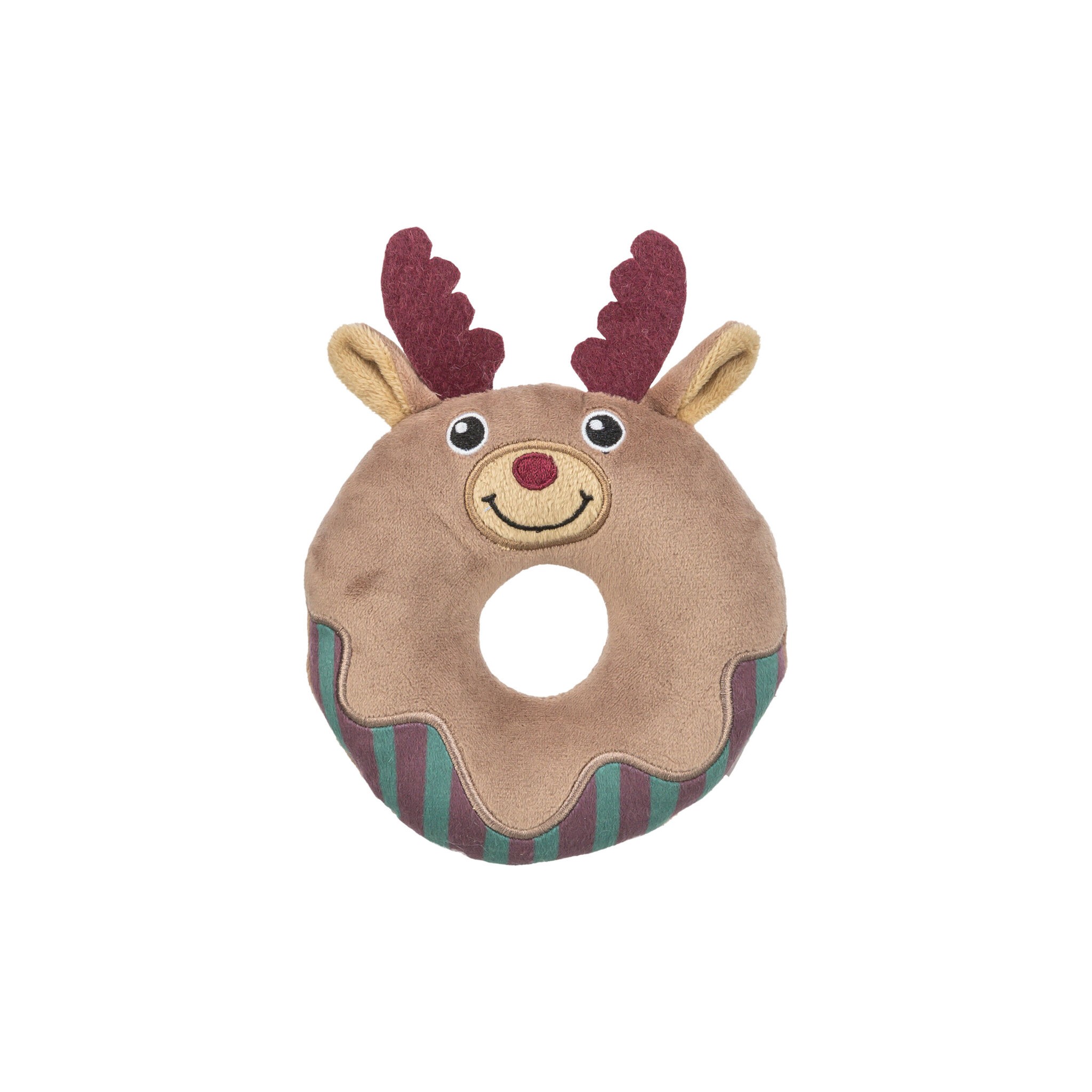🎄🎁 TRIXIE Xmas Donut Łoś szary plusz 14cm