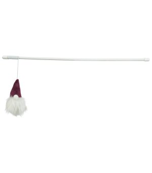 🎄🎁 TRIXIE Xmas Wędka Skrzat dla kota drewno z kocimiętką 46cm