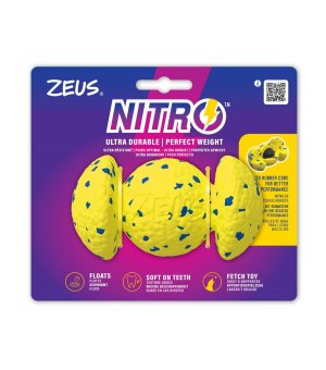 Trixie Zeus Nitro Grip Ball zabawka z gumowym rdzeniem 12,4cm