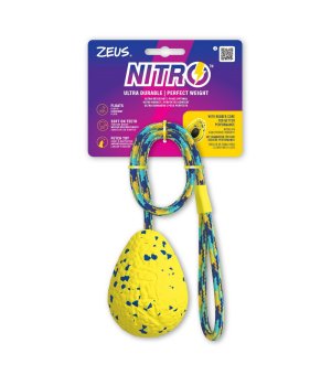 Trixie Zeus Nitro Slinger zabawka z gumowym rdzeniem i linką 9,2cm