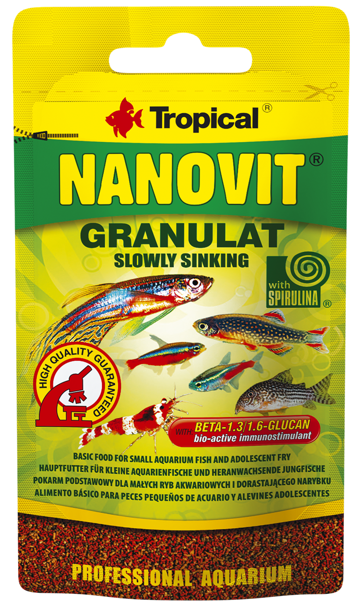 TROPICAL NANOVIT GRANULAT 10G - SASZETKA 