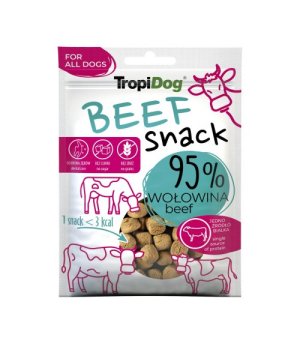 TropiDog Snack Beef - przysmaki MONO z Wołowiny 70g