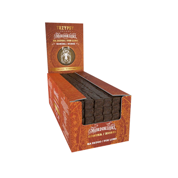 TRZY PSY Mordoklejki na długo z Koniny 1szt.