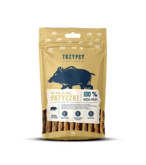 TRZY PSY Się wie, że Psie Patyczki z Dzika 70g