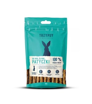 TRZY PSY Się wie, że Psie Patyczki z Królika 70g