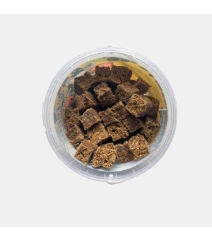 ŁAPSIE Treningowe Kostki dla psów Owoce Egzotyczne Cielęcina z Ananasem 160g