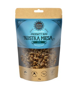 TRZY PSY Zachwyt nad Kostką Mięsa z Ryby 70g