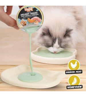 UNIQ PETS Delight Shake kremowy shake dla kota - Kurczak z Melonem 60g