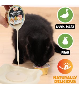 UNIQ PETS Delight Shake kremowy shake dla kota - Kaczka z Gruszką 60g