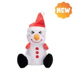 🎄🎁 UNIQ PETS Pluszowy Bałwanek z piszczałką 22cm