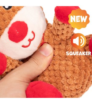 🎄🎁 UNIQ PETS Pluszowy Rudolf czerwononosy 20cm