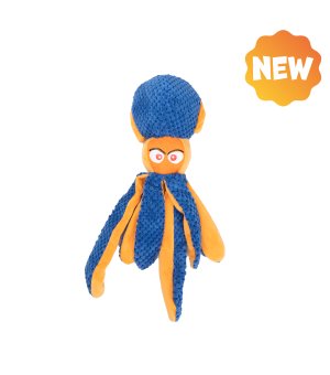 UNIQ PETS Pluszowy Sniffies Granatowa Ośmiornica z piszczałką 43cm