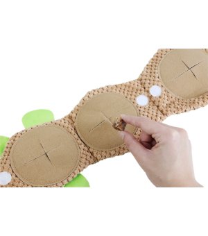 UNIQ PETS Pluszowy Sniffies Żółw węchowy z piszczałką 51cm