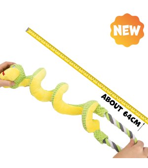 UNIQ PETS Pluszowy Wąż do przeciągania 36-64cm