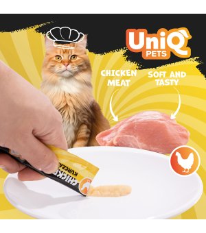 UNIQ PETS PurrCream Sosik dla kota Kurczak 15g - 1szt.