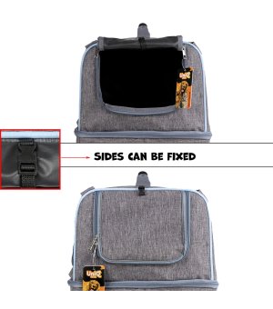 UNIQ PETS Transporter z kuwetą Furcabin Petcomfort 43x33x35cm do 8kg szary