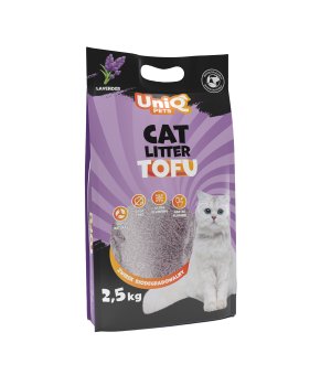 UNIQ PETS Żwirek Tofu Biodegradowalny Lawenda - 6L