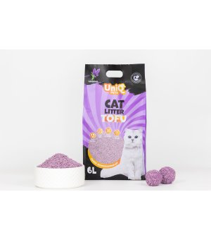 UNIQ PETS Żwirek Tofu Biodegradowalny Lawenda - 6L