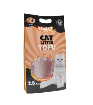 UNIQ PETS Żwirek Tofu Biodegradowalny Brzoskwinia - 6L