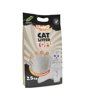 UNIQ PETS Żwirek Tofu Biodegradowalny Naturalny - 6L