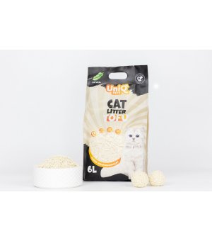 UNIQ PETS Żwirek Tofu Biodegradowalny Naturalny - 6L