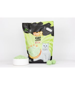 UNIQ PETS Żwirek Tofu Biodegradowalny Zielona Herbata - 6L