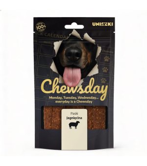 UNISZKI Chewsday Paski Jagnięcina 80g