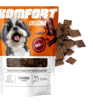 UNISZKI Przysmaki Funkcjonalne KOMFORT Cielęcina na trawienie 90g