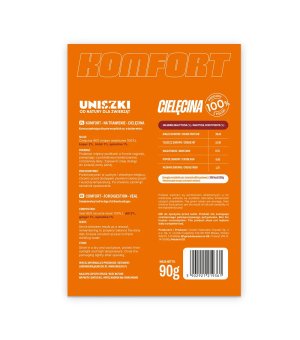 UNISZKI Przysmaki Funkcjonalne KOMFORT Cielęcina na trawienie 90g