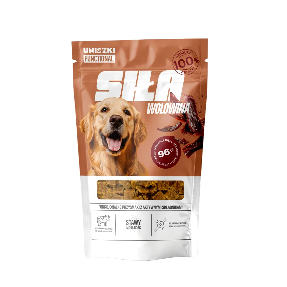 UNISZKI Przysmaki Funkcjonalne SIŁA Wołowina na stawy 90g