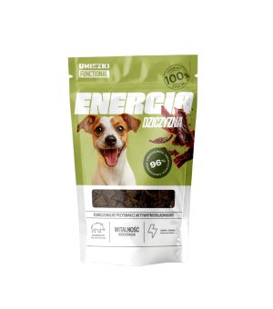 UNISZKI Przysmaki Funkcjonalne ENERGIA Dziczyzna na witalność 90g