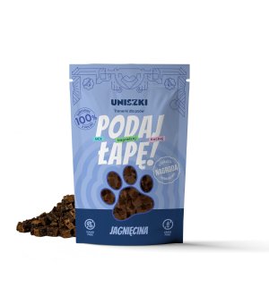 UNISZKI Trenerki Podaj Łapę Jagnięcina 90g