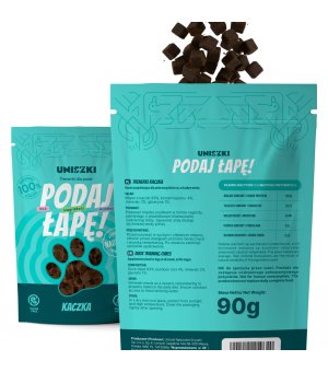 UNISZKI Trenerki Podaj Łapę Kaczka 90g
