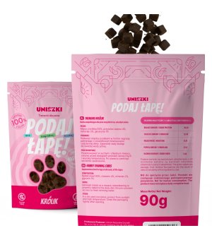 UNISZKI Trenerki Podaj Łapę Królik 90g