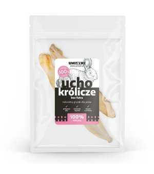 UNISZKI Ucho Królicze bez futra 2szt.