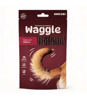 UNISZKI Waggle Kabanosiki Wołowe 60g