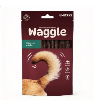 UNISZKI Waggle Kabanosiki z Dzika 60g
