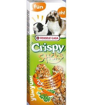 Versele Laga Crispy Sticks kolby marchew pietruszka d/królika, świnki 2x55g