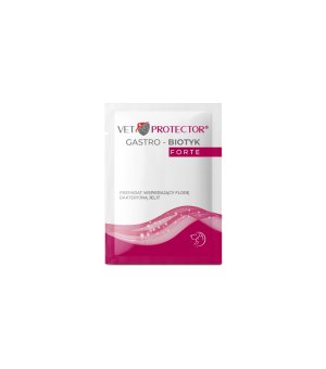 Vet Protector Gastro - Biotyk Forte - multibiotyk dla psów i kotów - saszetka 3g