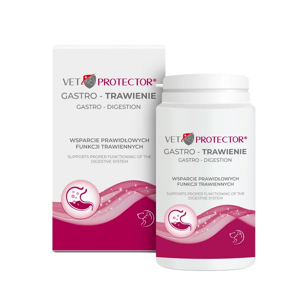 Vet Protector Gastro - Trawienie - wsparcie trawienia u psów i kotów 150g