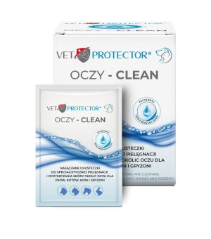 Vet Protector Oczy Clean chusteczka wybielająca 1szt.