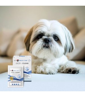 Vet Protector Oczy Clean chusteczki wybielające - opakowanie 20szt.