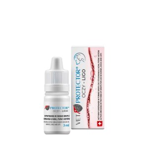 Vet Protector Oczy - Ligo - krople do oczu dla psa i kota 3ml
