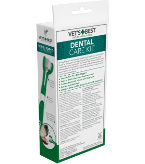 VET\'S BEST DENTAL ŻEL + SZCZOTECZKA TRÓJGŁOWICOWA ZESTAW 