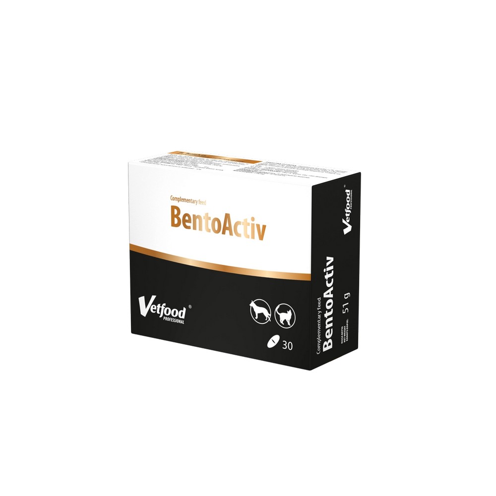 VETFOOD Bentoactiv - wsparcie przy biegunkach 30tabl.