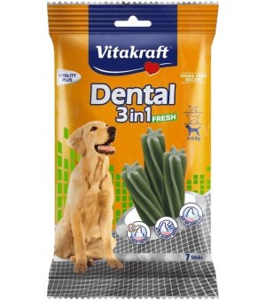 Vitakraft Przysmak dla psa Dental 3w1 Fresh M 180g