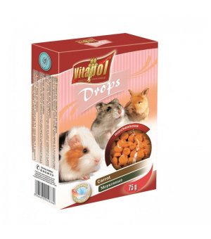 Vitapol DROPSY DLA GRYZONI MARCHEWKOWE 75G