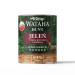 Wataha karma mokra Adult HUNT MONO Jeleń z Kaszą Gryczaną i Żurawiną 800g