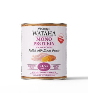 Wataha karma mokra Adult MONO Królik z Batatami 800g